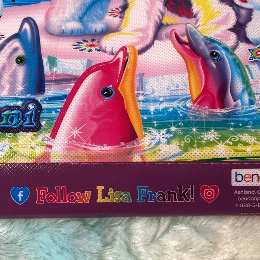 NWOT LISA FRANK Tri-Fold organizer - Picture 6 of 9